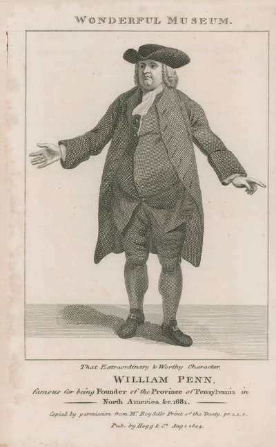 Ritratto di William Penn da English School