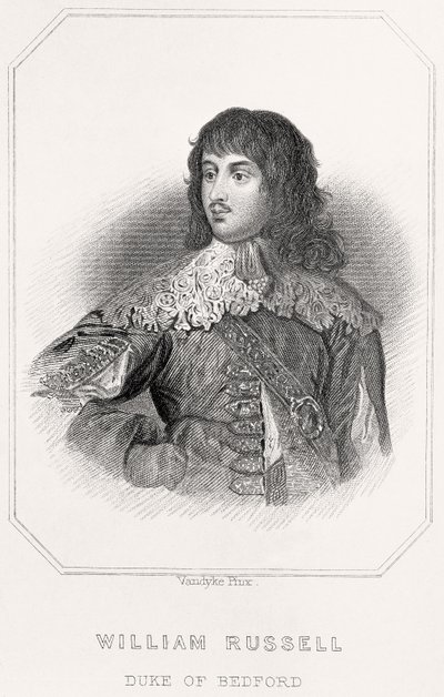 Ritratto di William Russell, Duca di Bedford da English School