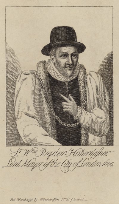 Ritratto di William Ryder da English School