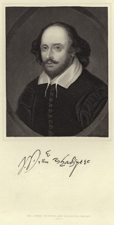 Ritratto di William Shakespeare da English School
