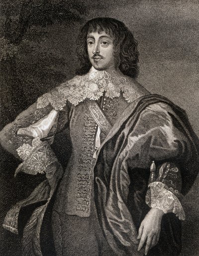 Ritratto di William Villiers (1613-43) Visconte Grandison, da Lodges British Portraits, 1823 da English School