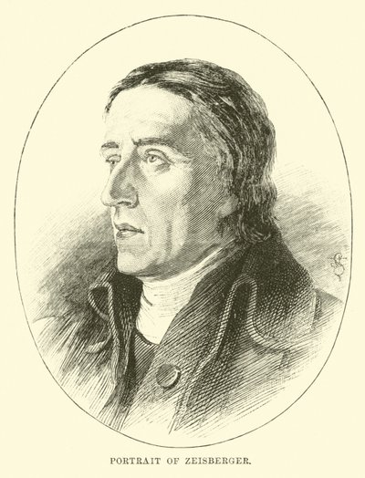 Ritratto di Zeisberger da English School