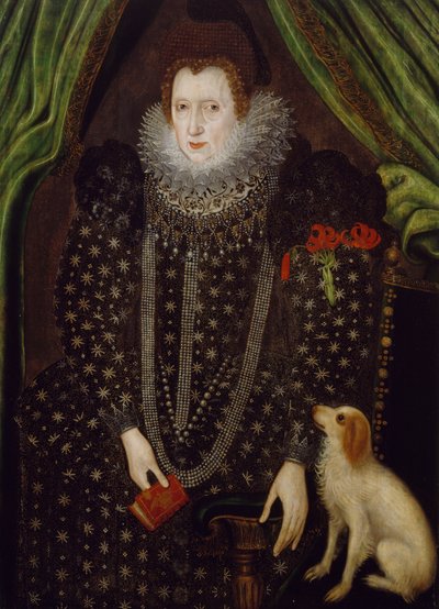 Ritratto di una signora, 1600-1700 da English School