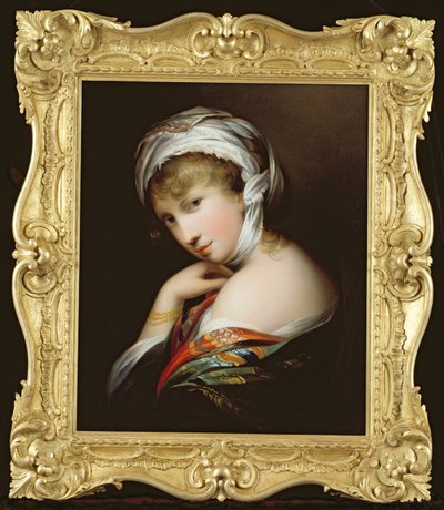 Ritratto di una Signora in Abito Orientale, c.1890 da English School