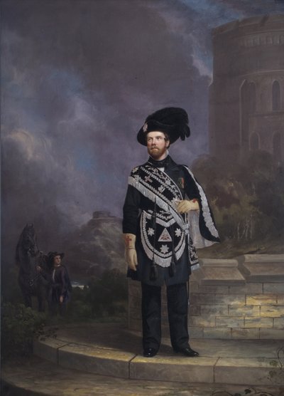 Ritratto di un Cavaliere Templare Massonico, metà del XIX secolo da English School