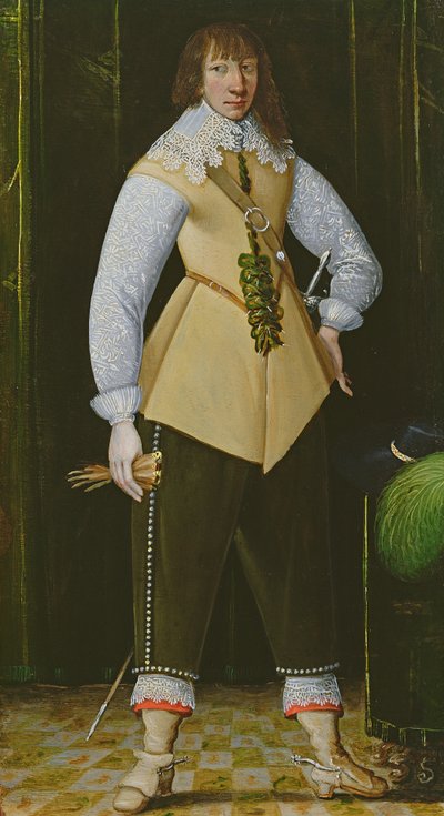 Ritratto di un ufficiale di cavalleria realista, c.1640 da English School