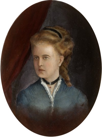 Ritratto di una giovane donna da English School