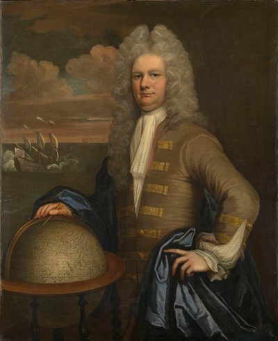 Ritratto di un capitano della Compagnia delle Indie Orientali, c.1690 da English School