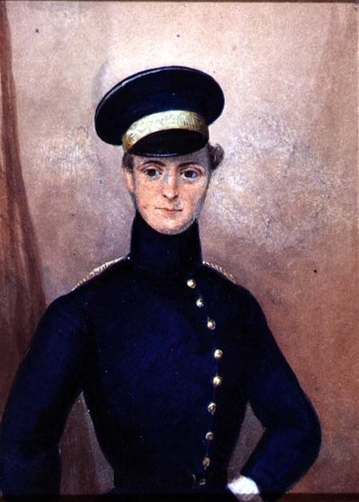 Ritratto di un ufficiale, c.1830 da English School
