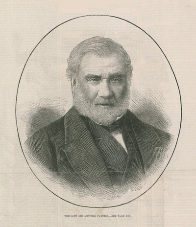 Ritratto del defunto Sir Antonio Panizzi da English School