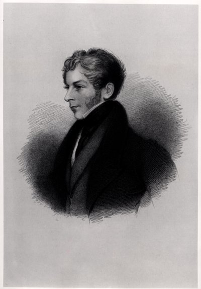 Ritratto del Conte di Clare, da Illustrations to the Life and Works of Lord Byron, Volume II, di E.F.Fuden, 1833-34 da English School