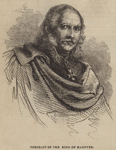 Ritratto del Re di Hannover da English School
