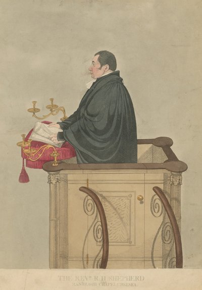 Ritratto del Reverendo Richard Herne Shepherd da English School