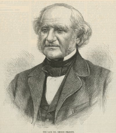 Ritratto del defunto signor George Peabody da English School