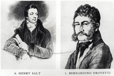 Ritratti di Henry Salt e Bernardino Drovetti da English School