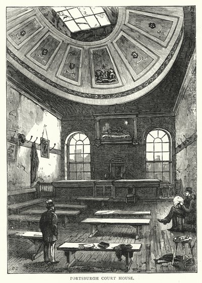 Tribunale di Portsburgh (incisione) da English School