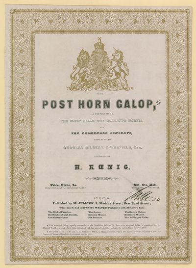 Post Horn Galop da English School