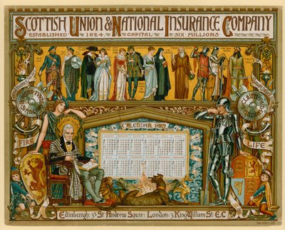 Poster per Scottish Union & National Insurance Company da English School