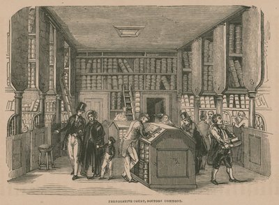 Corte Prerogativa, Doctors Common, Londra da English School