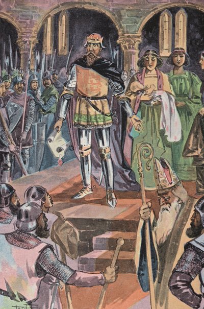 Presentazione del principe ai capi gallesi da English School