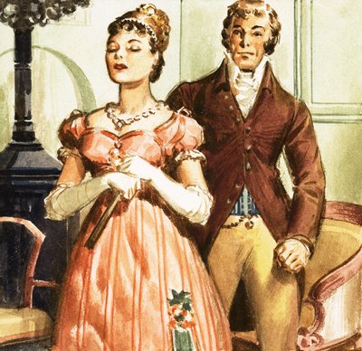 Elizabeth e Mr Darcy di Orgoglio e pregiudizio da English School