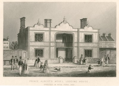 Modello di Casa di Alloggio del Principe Alberto, Grande Esposizione, 1851 da English School