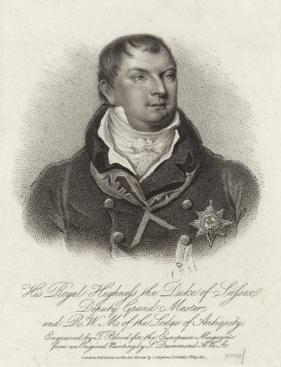 Principe Augusto Federico, Duca di Sussex da English School