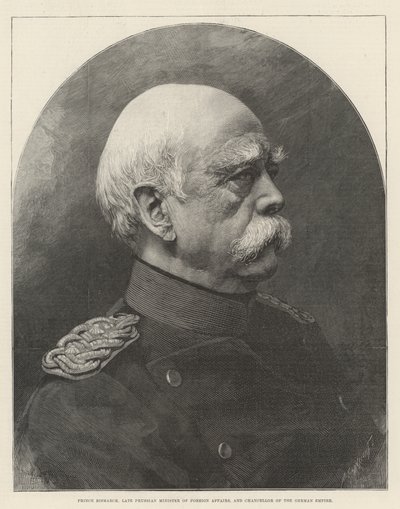 Principe Bismarck, ex Ministro degli Esteri Prussiano e Cancelliere dell