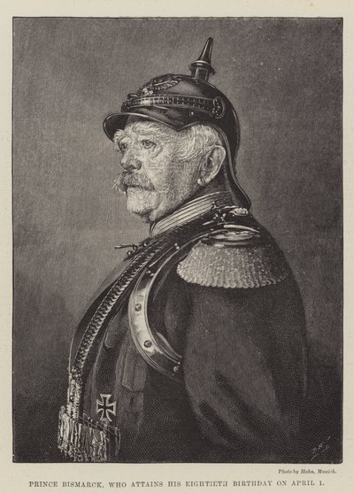 Il principe Bismarck, che compie ottant