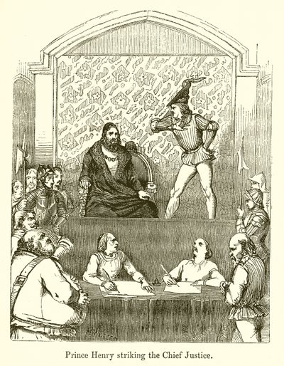 Principe Enrico Colpisce il Capo della Giustizia da English School
