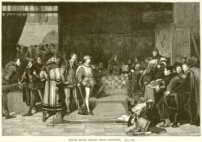 Il principe Enrico davanti al giudice Gascoigne da English School
