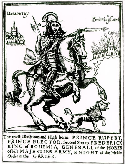 Il principe Rupert a cavallo da English School
