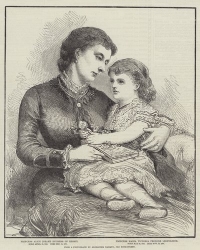 Principessa Alice e sua Figlia da English School