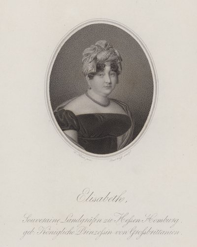 Principessa Elisabetta del Regno Unito (incisione) da English School