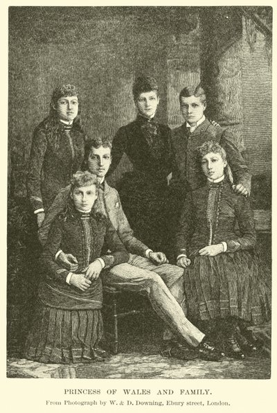 Principessa di Galles e famiglia da English School