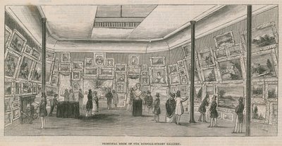 Sala principale della Suffolk Street Gallery da English School