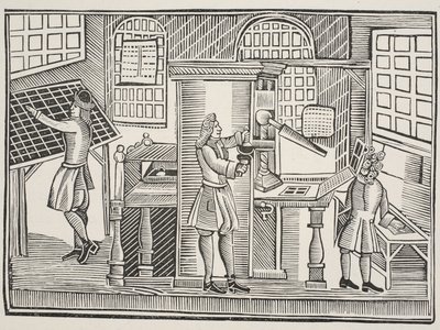 Tipografia, c.1710 da English School