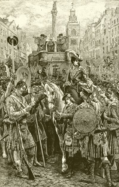 Proclamazione del Vecchio Pretendente come re Giacomo VIII da English School