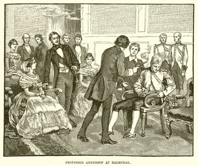Professor Anderson a Balmoral da English School