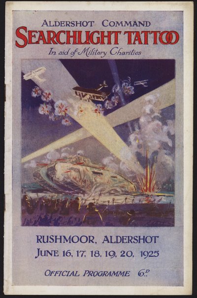 Programma per il Tattoo del Faro di Aldershot, Rushmoor, Aldershot, Hampshire da English School