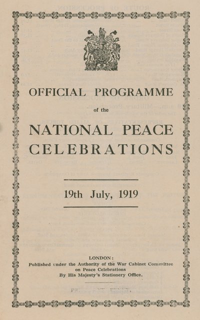 Programma delle celebrazioni nazionali della pace da English School
