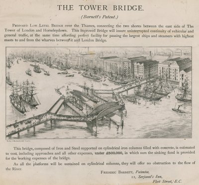 Proposta di ponte a livello basso sul Tamigi da English School