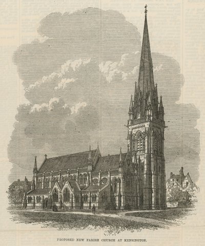 Nuova Chiesa Parrocchiale proposta a Kensington da English School