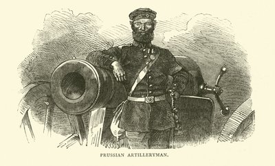 Artigliere prussiano, settembre 1870 da English School