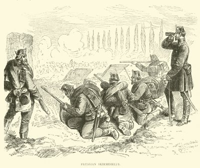 Scaramuccia prussiana, febbraio 1871 da English School