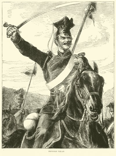 Uhlan prussiano, luglio 1870 da English School