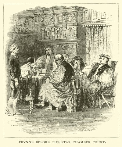 Prynne davanti alla Corte della Camera Stellata da English School