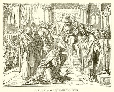 Penitenza pubblica di Ludovico il Pio da English School