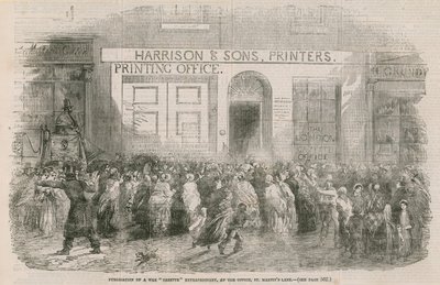 Pubblicazione di una Gazzetta di Guerra Straordinaria, all