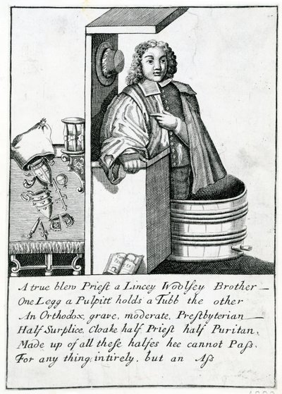 Satira del Pulpito, 1689 da English School